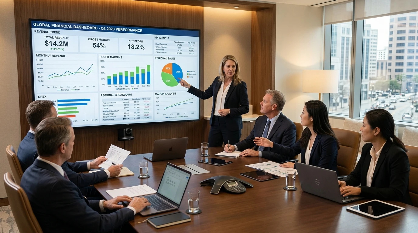 Unternehmenscontrolling KMU | Kennzahlen Dashboards | 360 BS