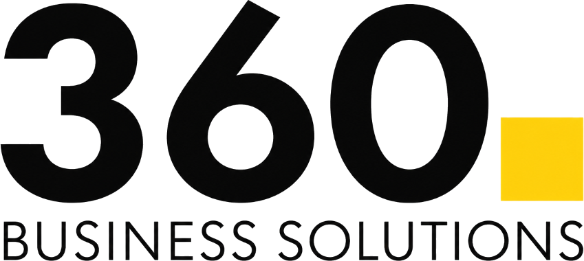 360 Business Solutions Logo - Dark variant