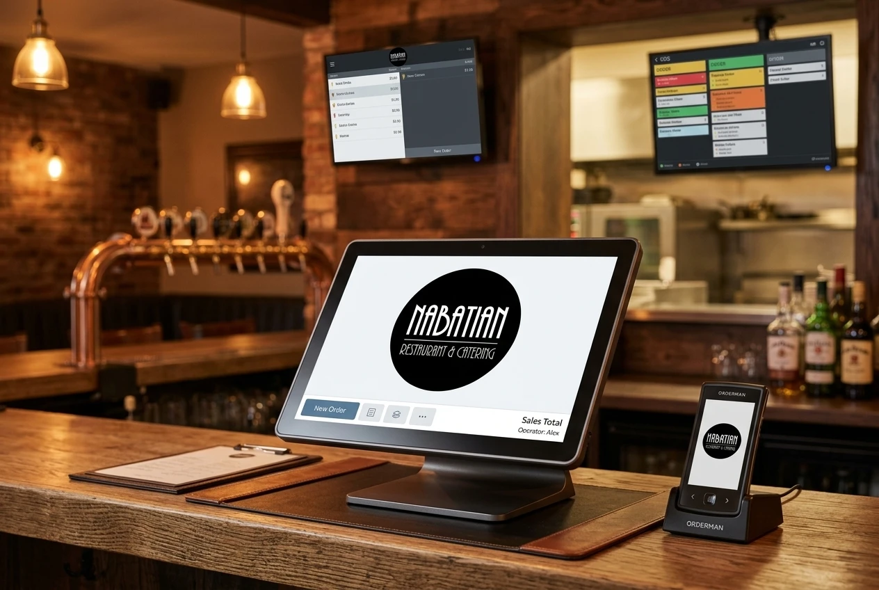 Restaurant Nabatian POS-System (Touch-Kasse & Ordermans)